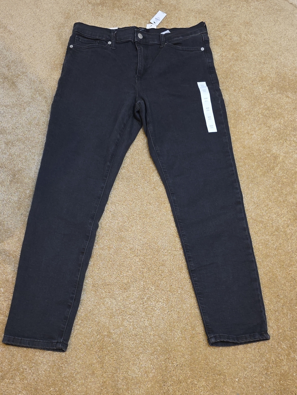 Banana Republic Black Skinny Jeans NWT- Stretch Denim‎ Sz 12